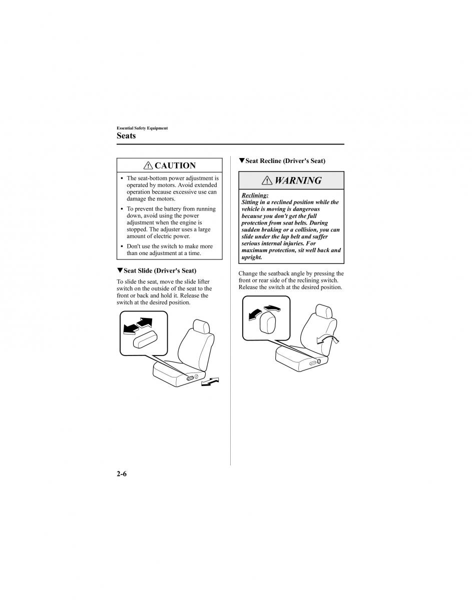 Mazda 6 I 1 Atenza owners manual / page 20