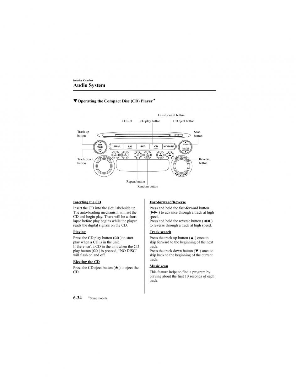 manual  Mazda 6 I 1 Atenza owners manual / page 206