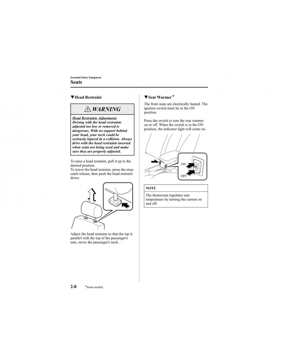 Mazda 6 I 1 Atenza owners manual / page 22