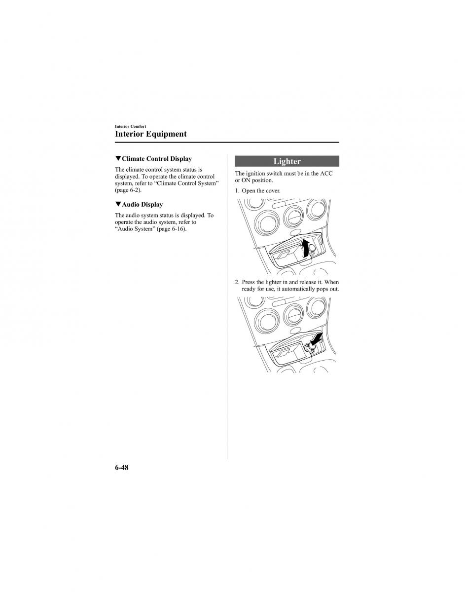 manual  Mazda 6 I 1 Atenza owners manual / page 220