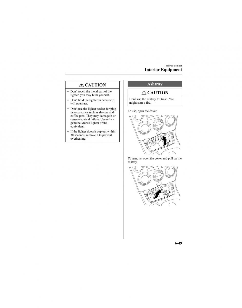 manual  Mazda 6 I 1 Atenza owners manual / page 221