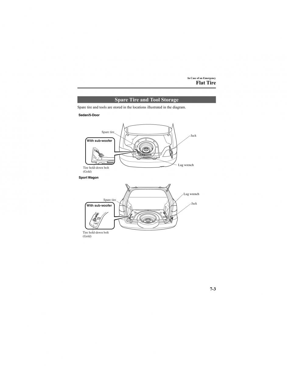 manual  Mazda 6 I 1 Atenza owners manual / page 231