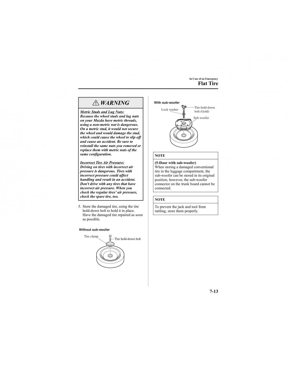 manual  Mazda 6 I 1 Atenza owners manual / page 241