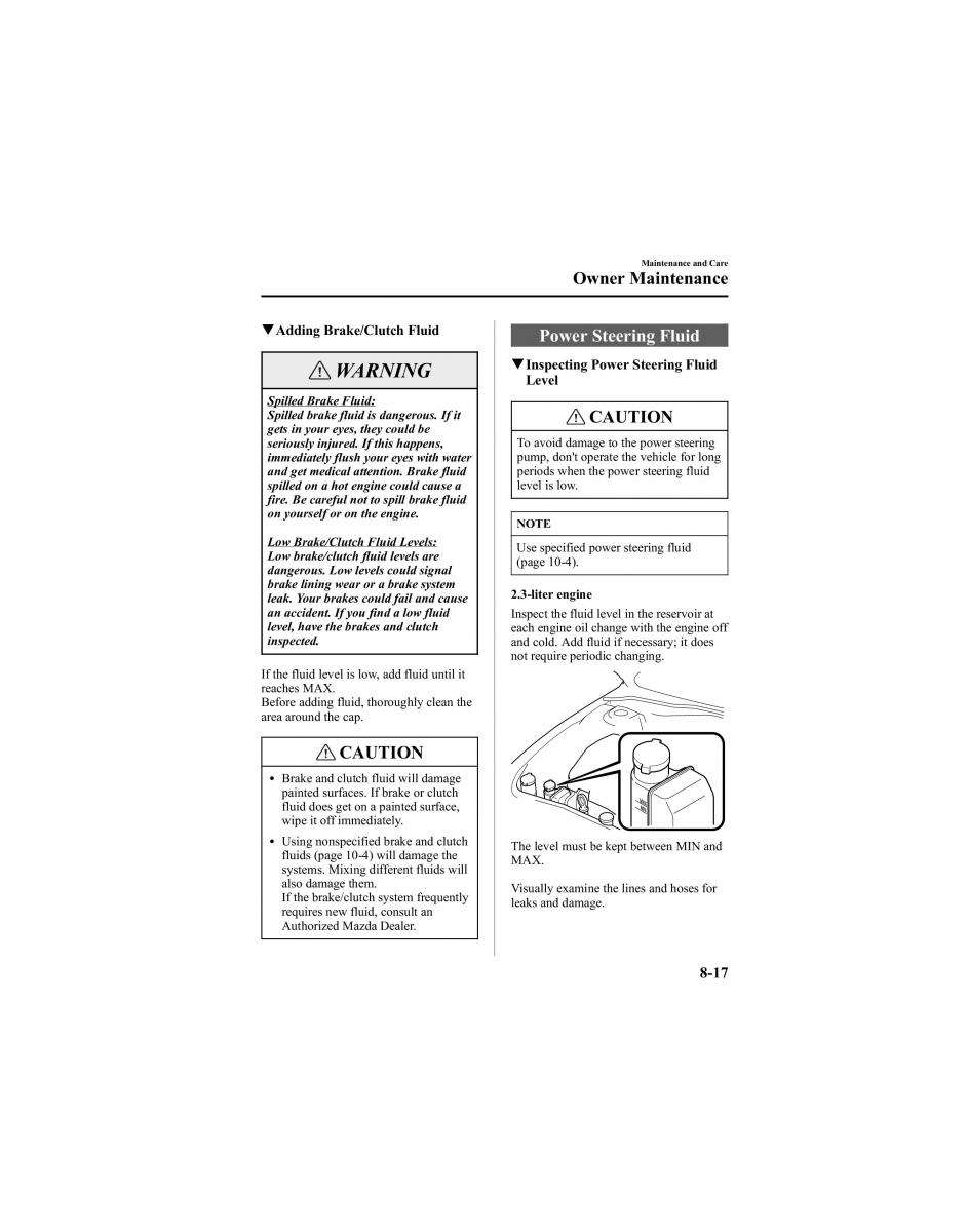 manual  Mazda 6 I 1 Atenza owners manual / page 267