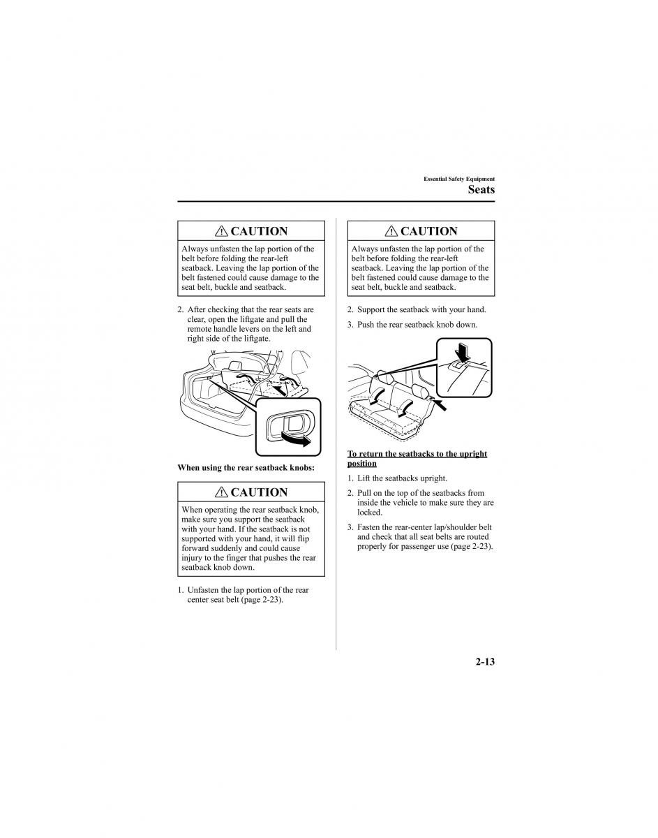 Mazda 6 I 1 Atenza owners manual / page 27