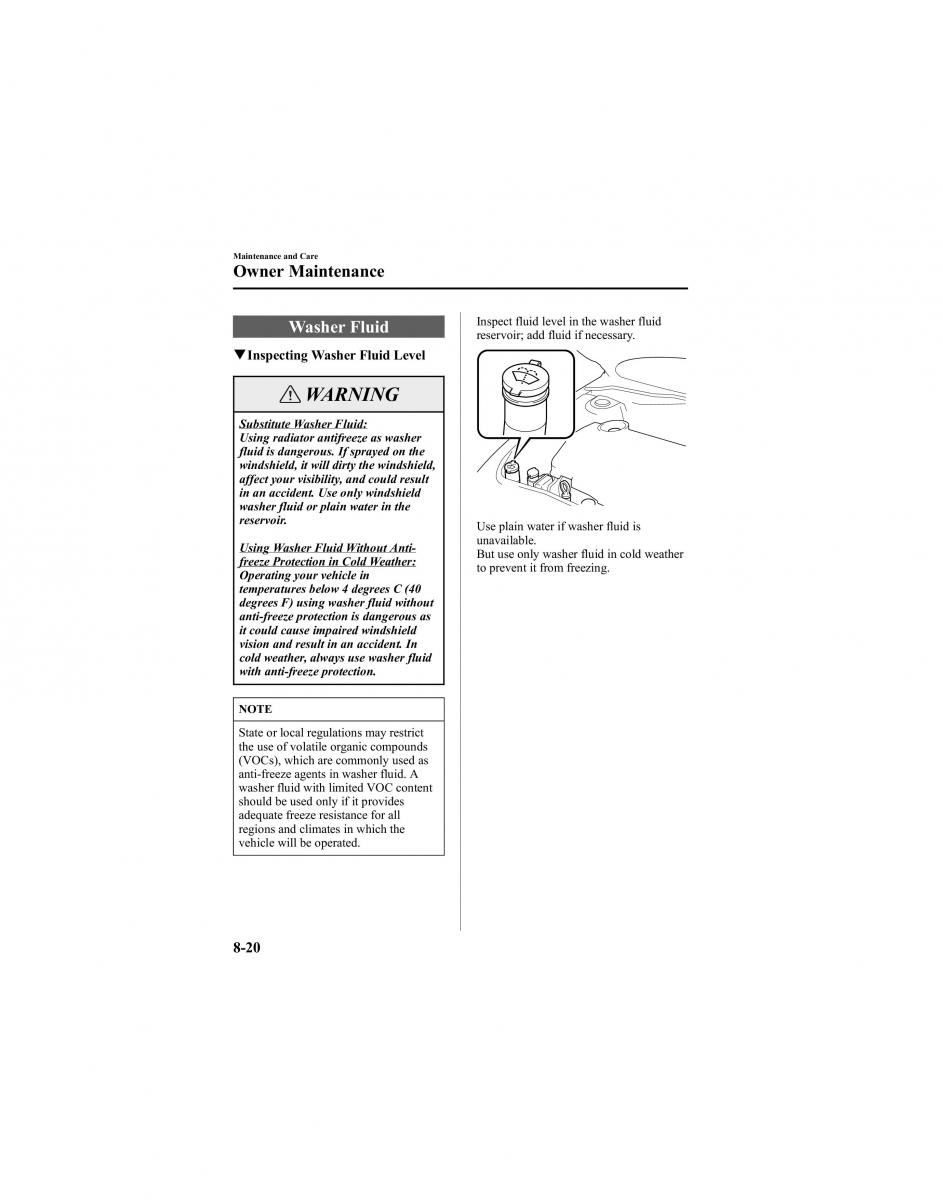 manual  Mazda 6 I 1 Atenza owners manual / page 270