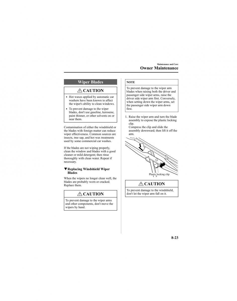 manual  Mazda 6 I 1 Atenza owners manual / page 273