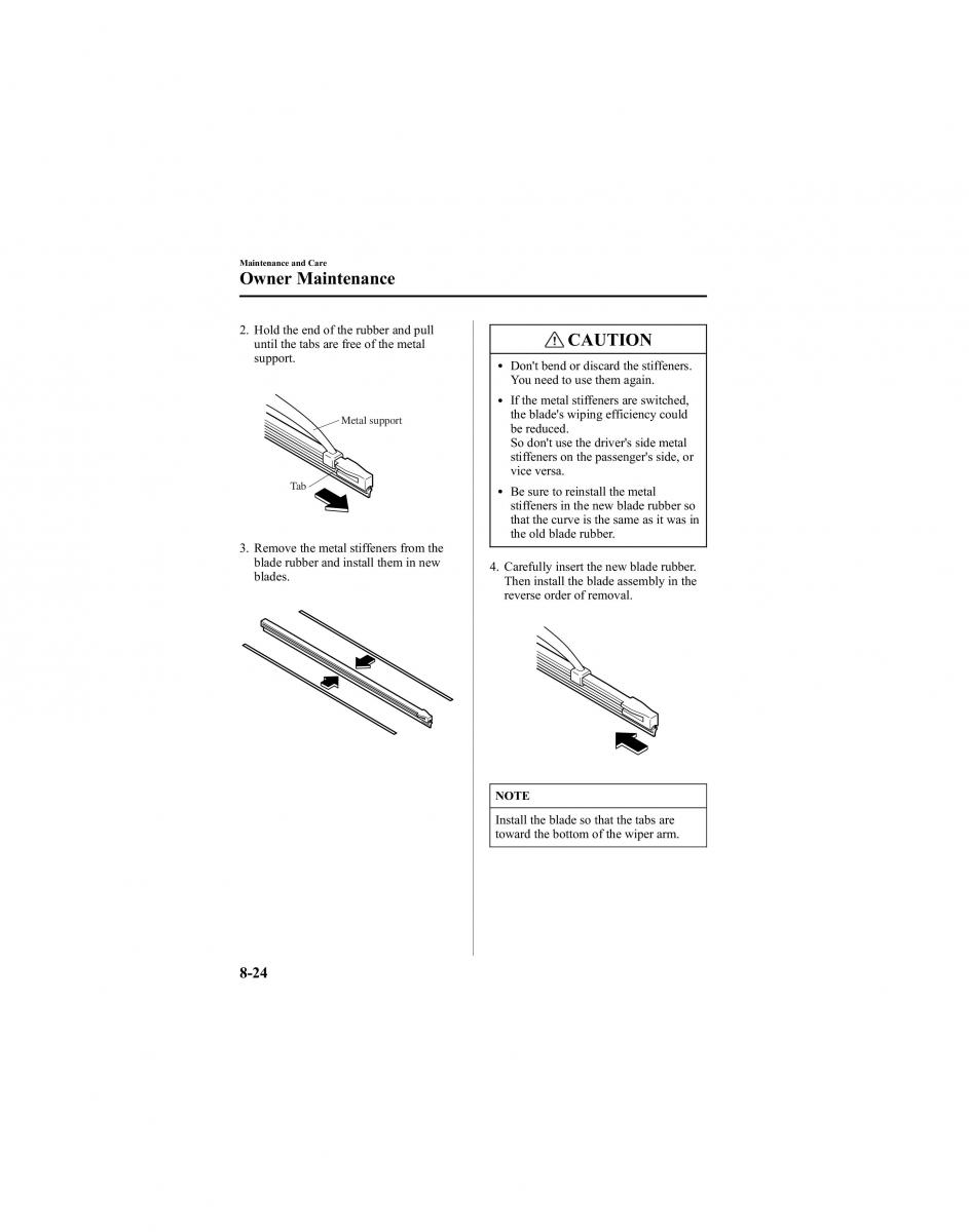 manual  Mazda 6 I 1 Atenza owners manual / page 274