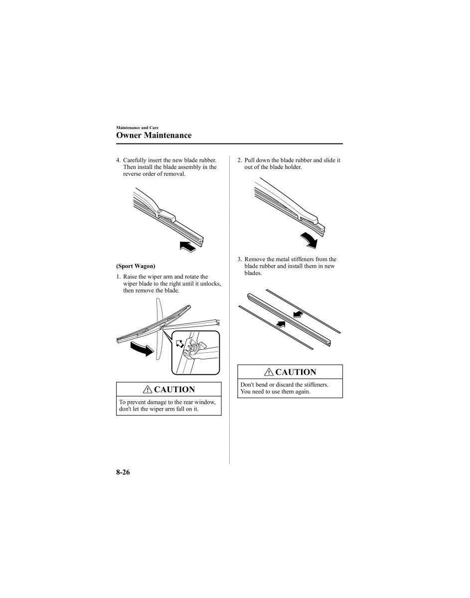 manual  Mazda 6 I 1 Atenza owners manual / page 276