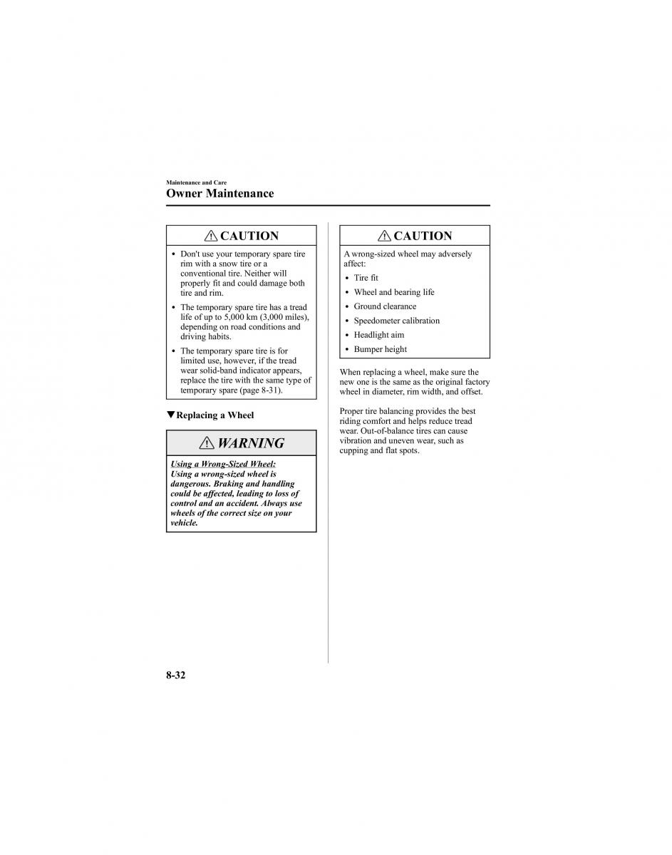 manual  Mazda 6 I 1 Atenza owners manual / page 282