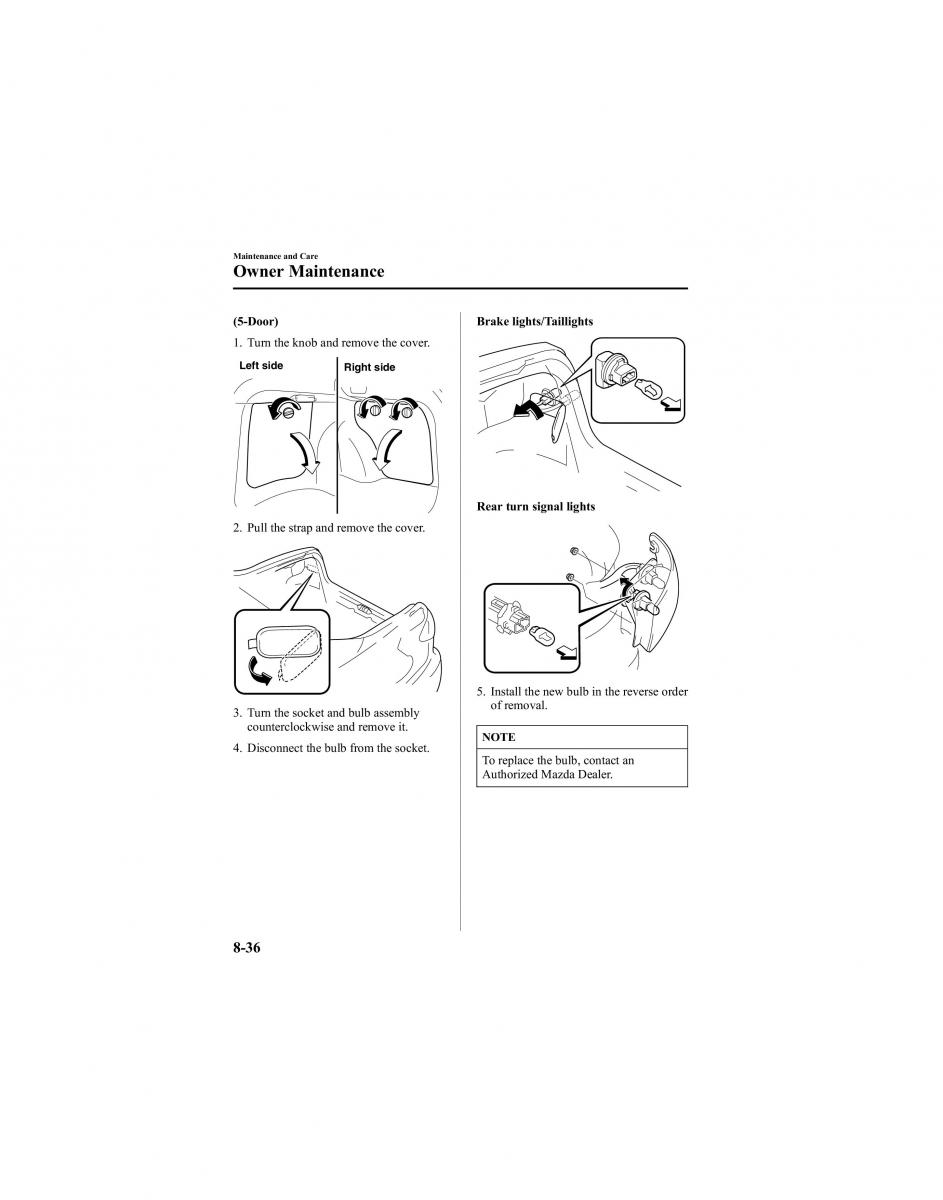 manual  Mazda 6 I 1 Atenza owners manual / page 286