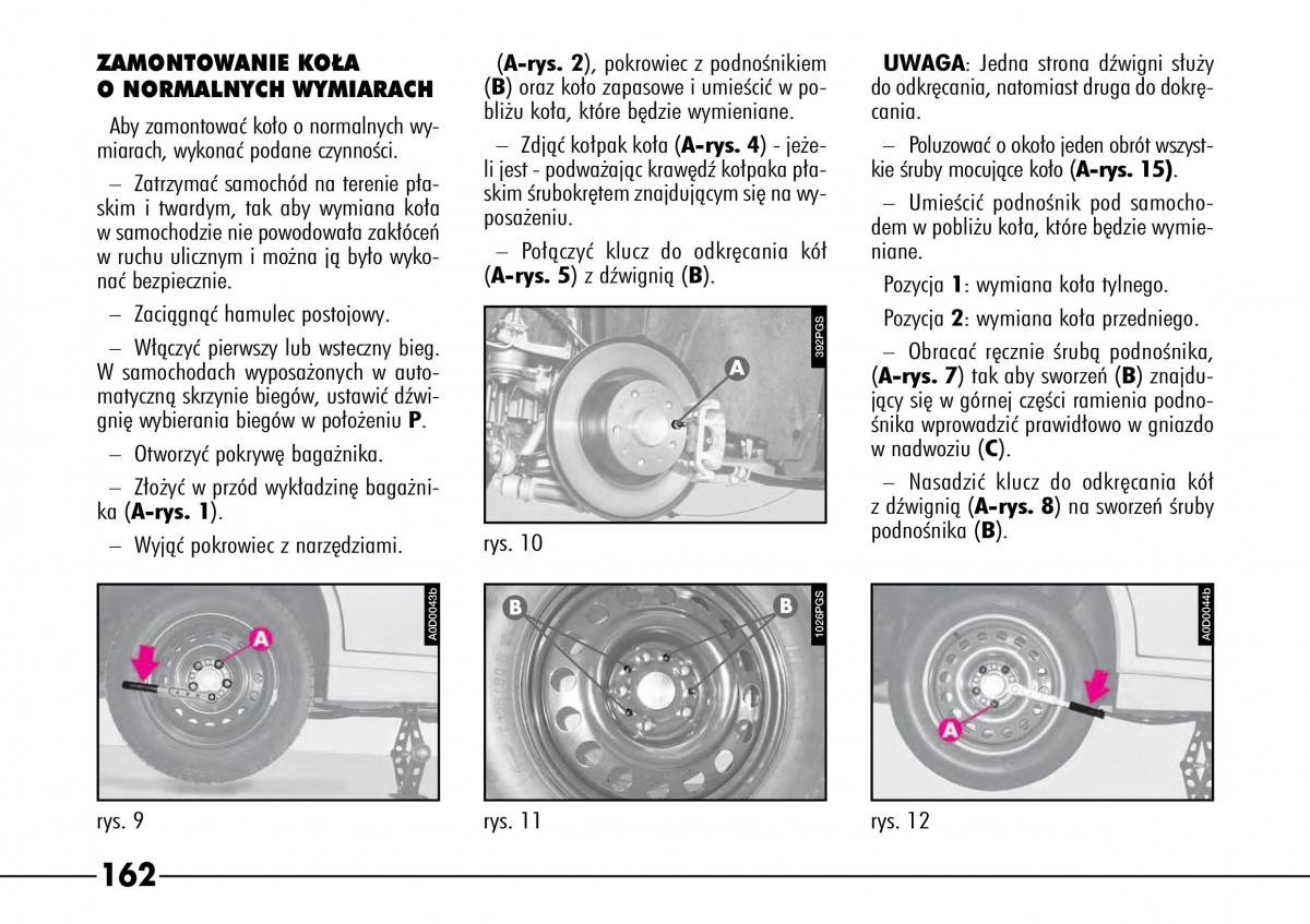 Alfa Romeo 166 / page 163