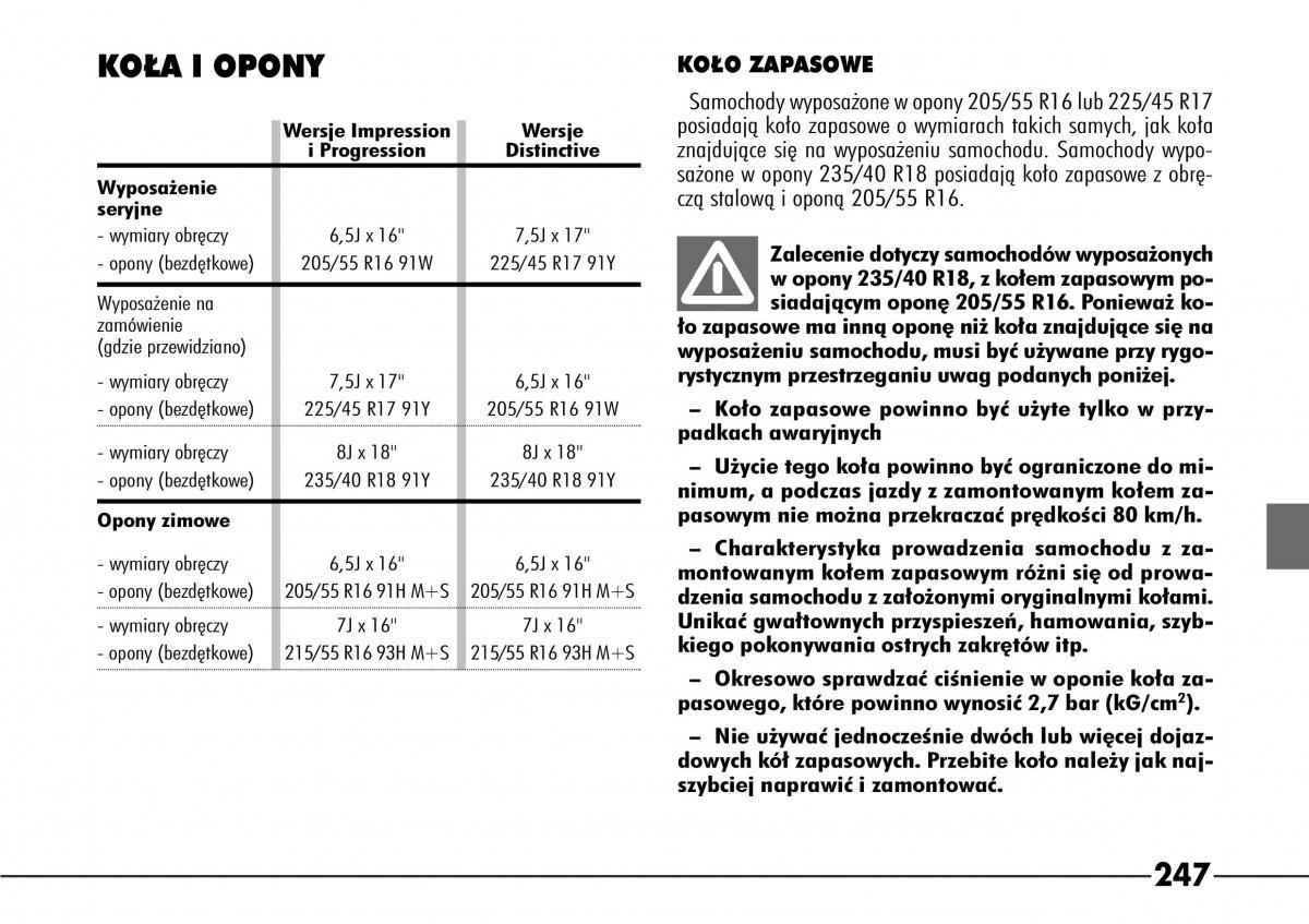 Alfa Romeo 166 / page 248