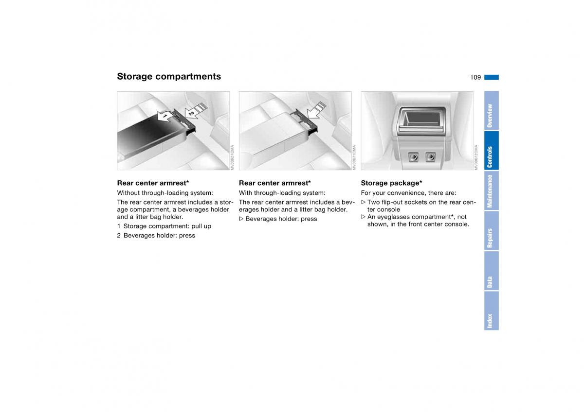 BMW E46 owners manual / page 109