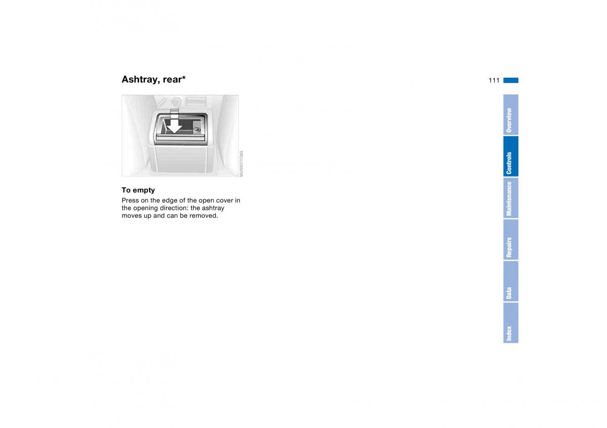 BMW E46 owners manual / page 111