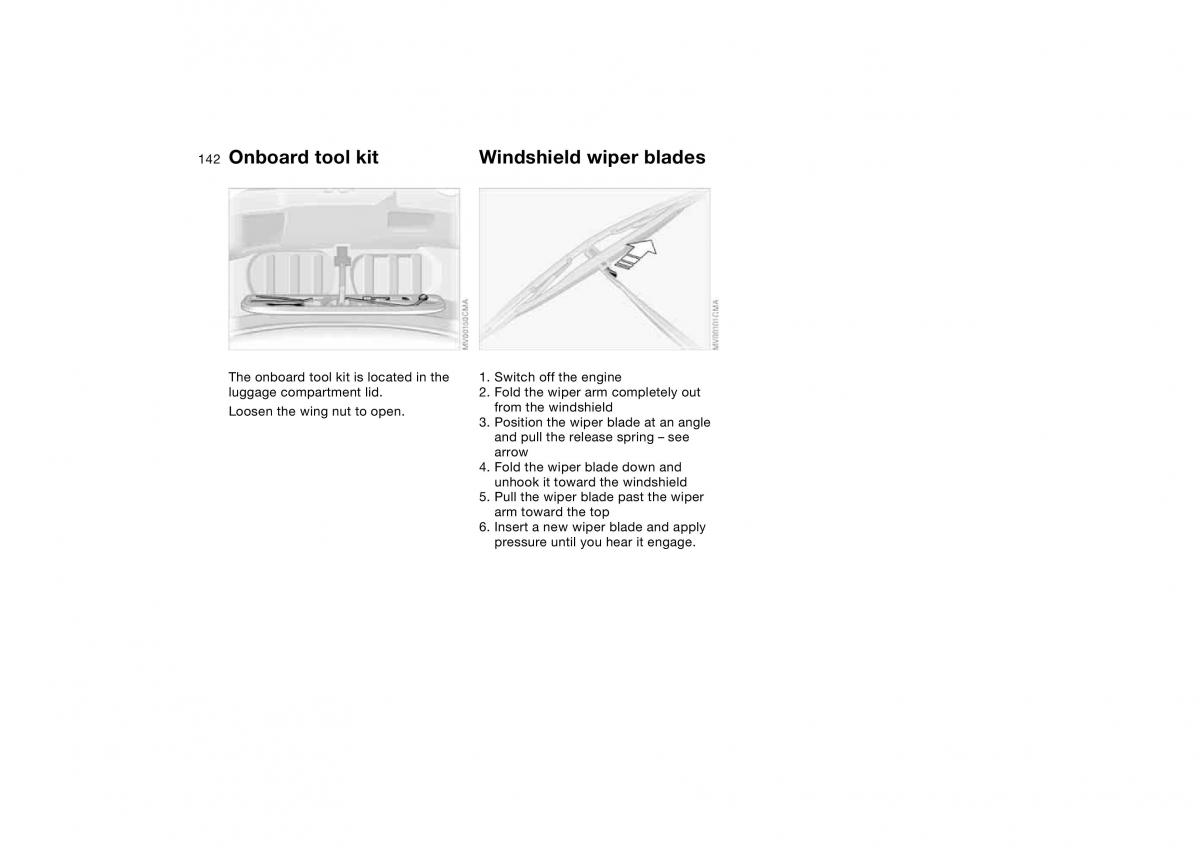 BMW E46 owners manual / page 142