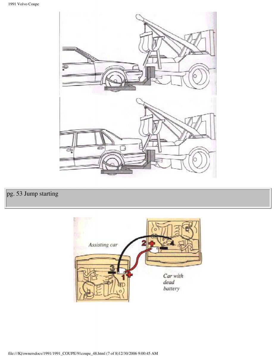 manual  Volvo Coupe owners manual / page 94