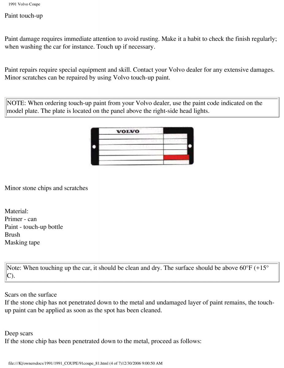 manual  Volvo Coupe owners manual / page 144