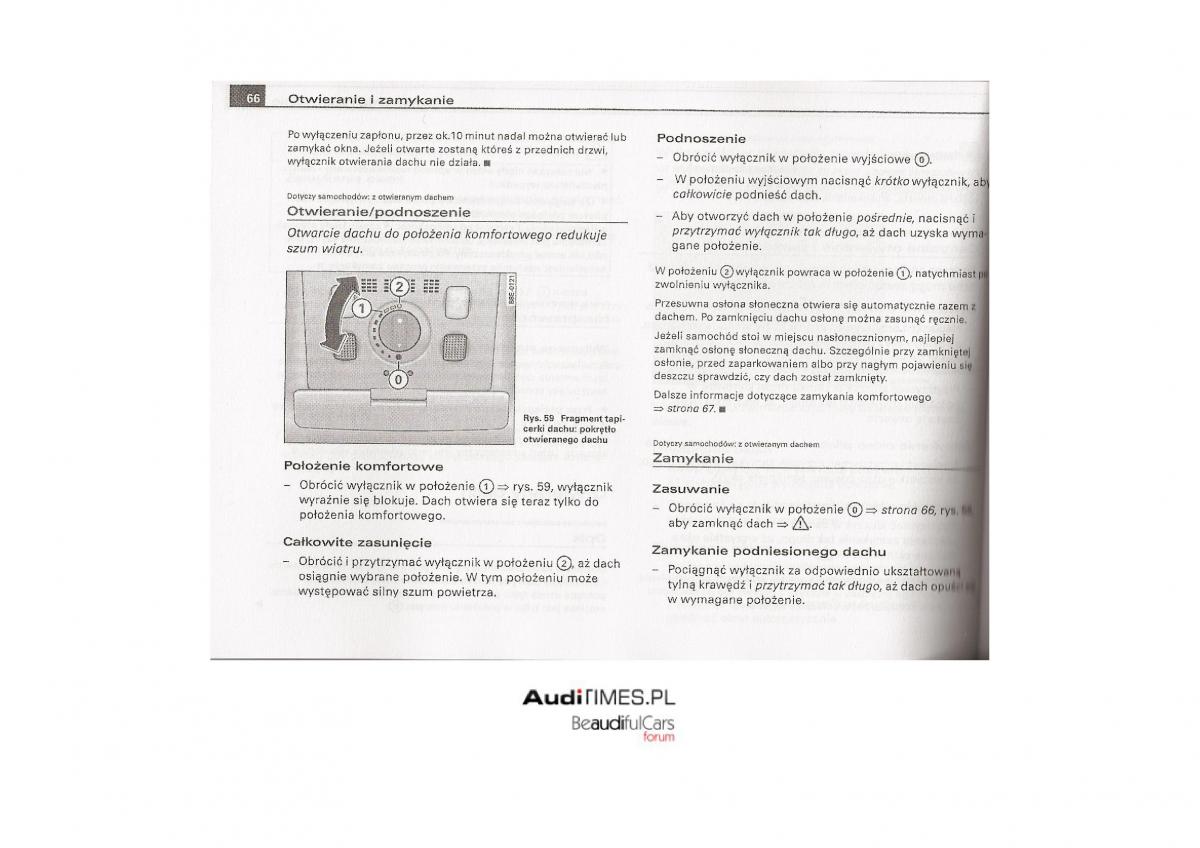 Audi A4 B7 instrukcja / page 65