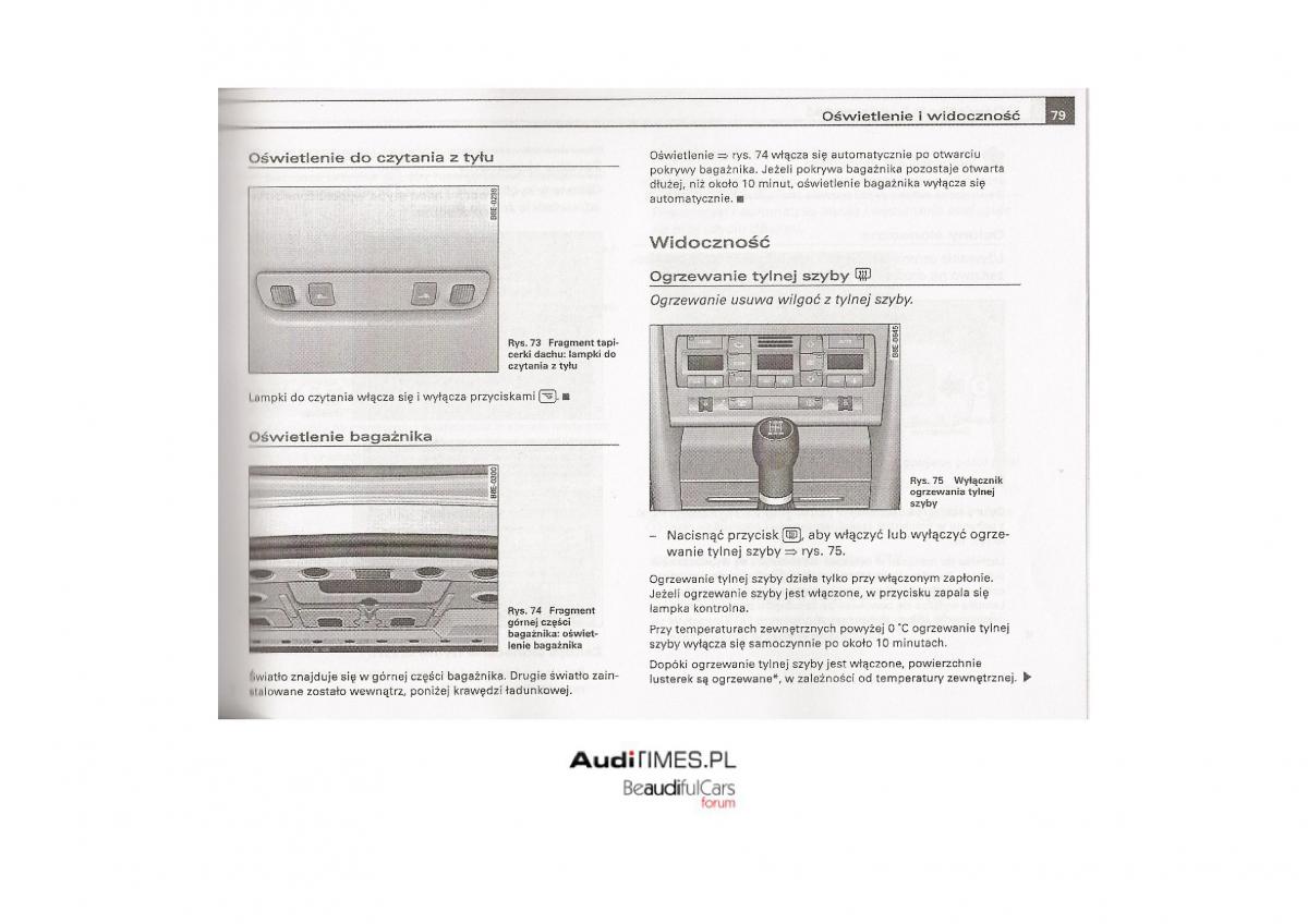 Audi A4 B7 instrukcja / page 78