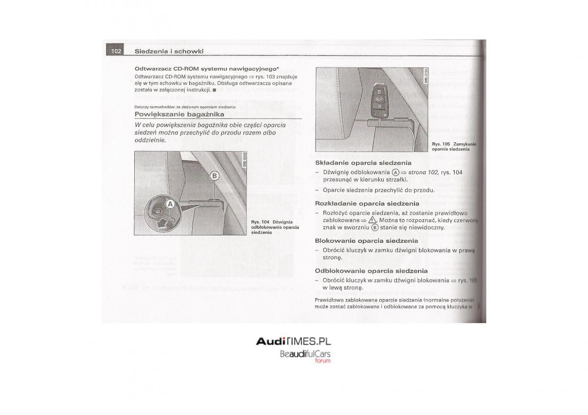 Audi A4 B7 instrukcja / page 101