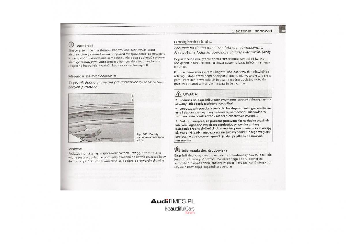 Audi A4 B7 instrukcja / page 104