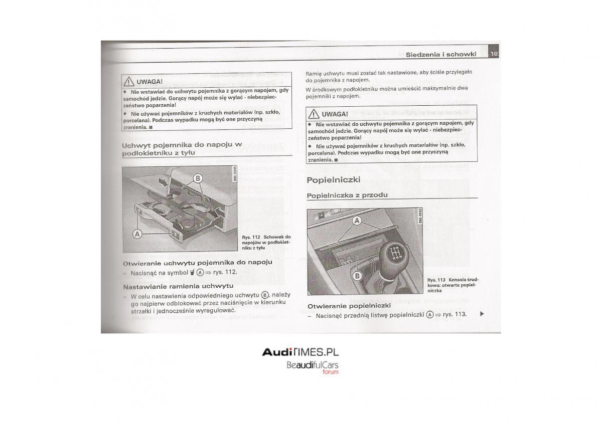 Audi A4 B7 instrukcja / page 106