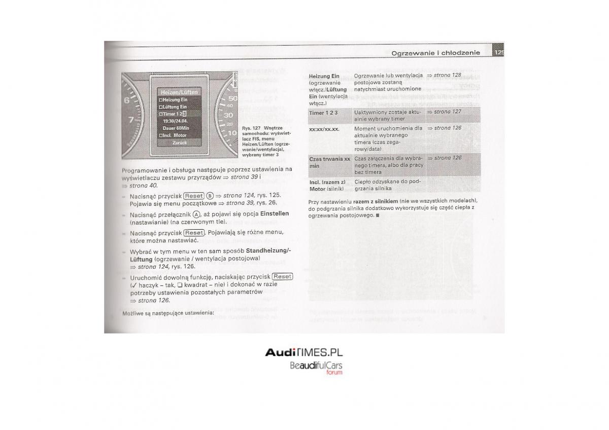 Audi A4 B7 instrukcja / page 124