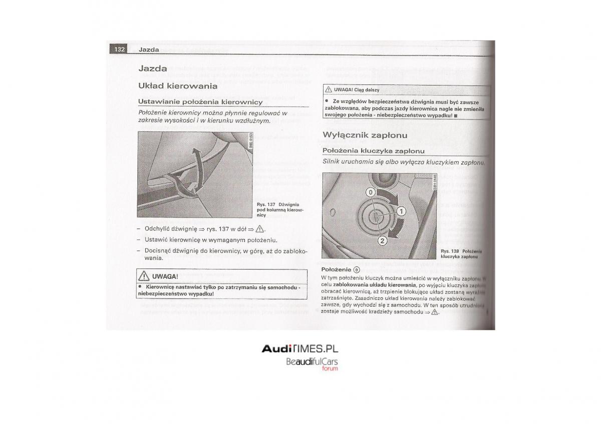 Audi A4 B7 instrukcja / page 131