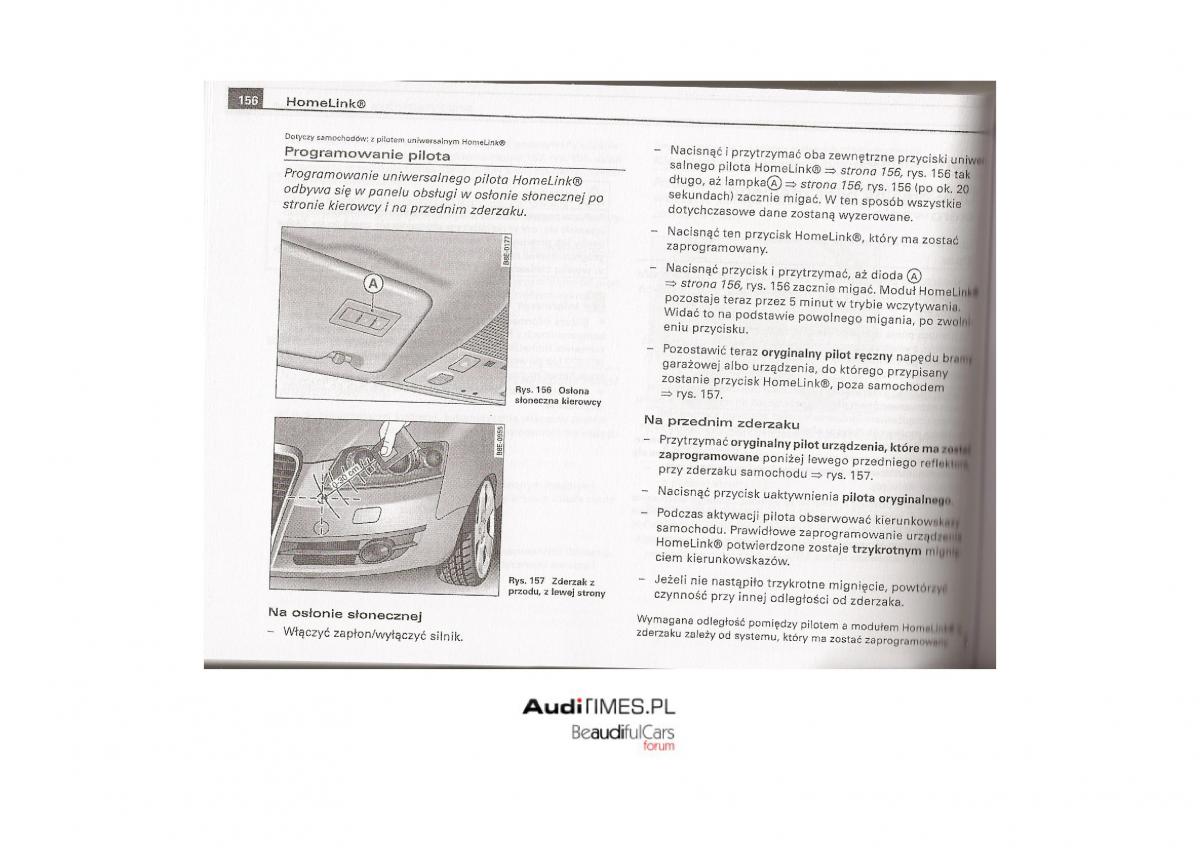 Audi A4 B7 instrukcja / page 155