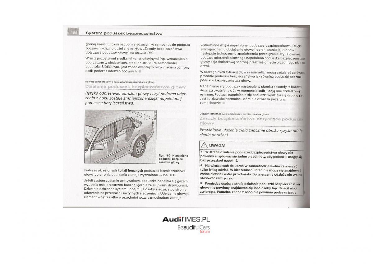 Audi A4 B7 instrukcja / page 183