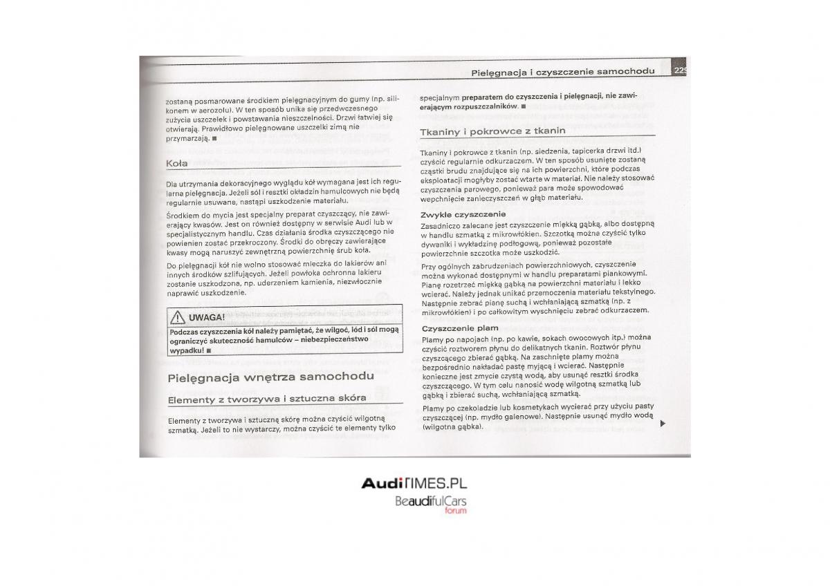 instrukcja Audi A4 B7 Audi A4 B7 instrukcja obslugi / page 220