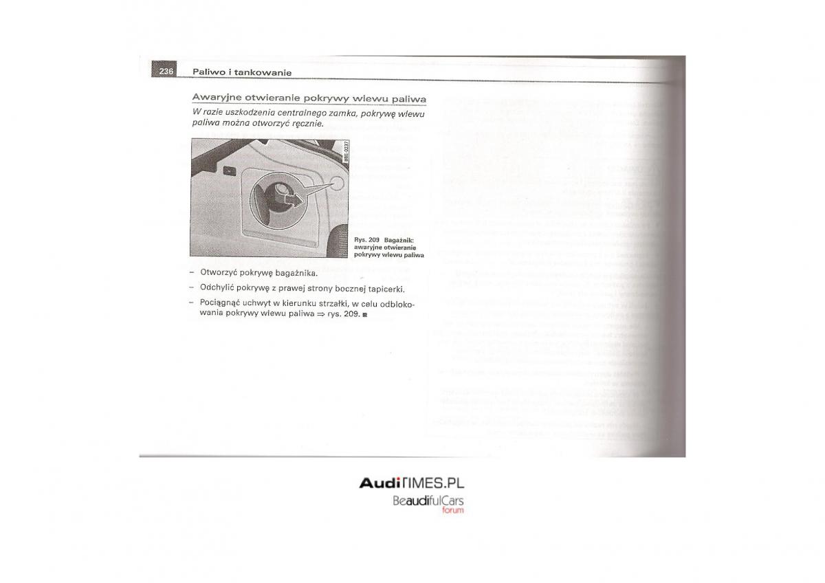 Audi A4 B7 instrukcja / page 227