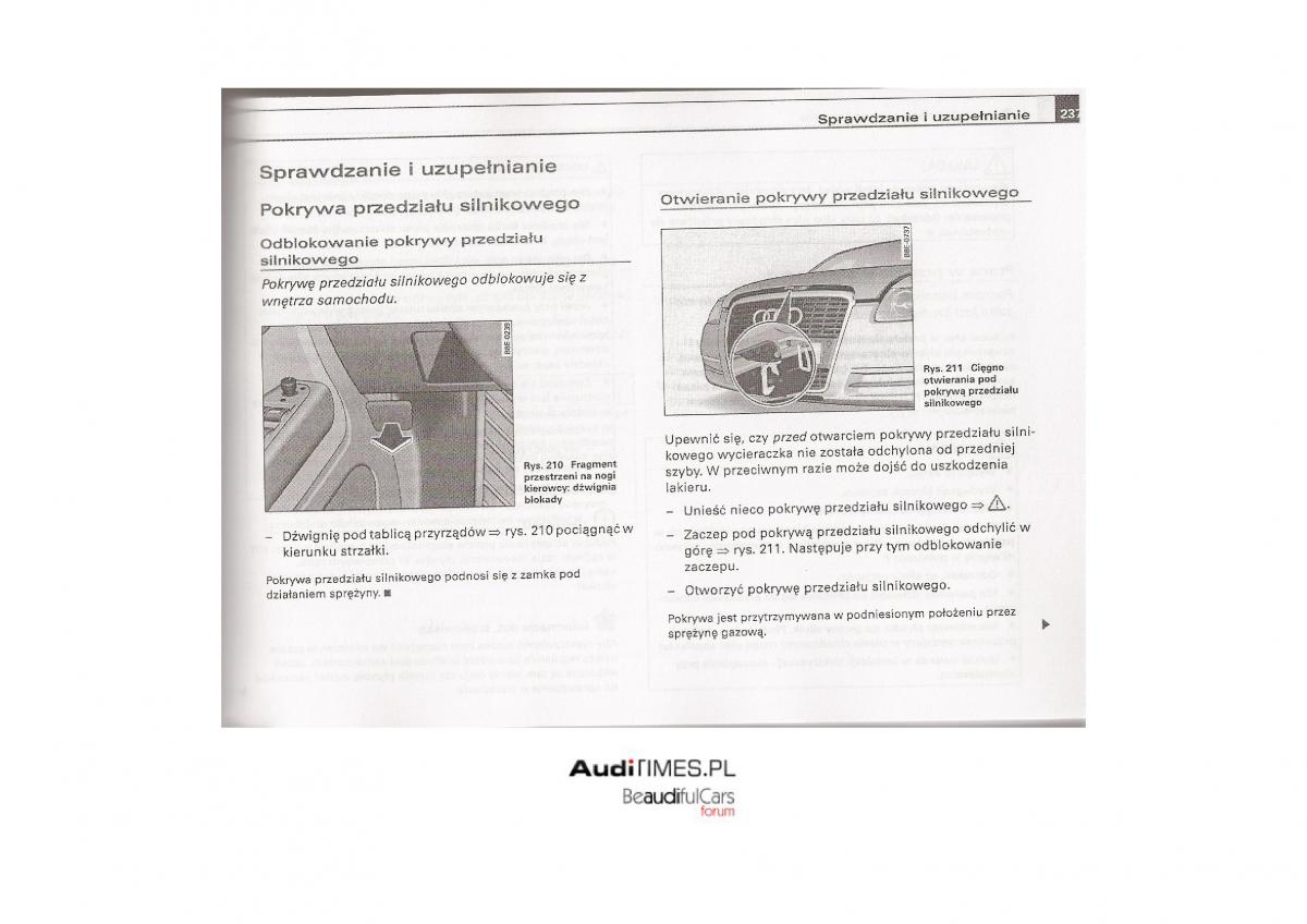 instrukcja Audi A4 B7 Audi A4 B7 instrukcja obslugi / page 228