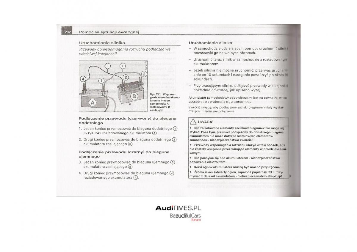 Audi A4 B7 instrukcja / page 270