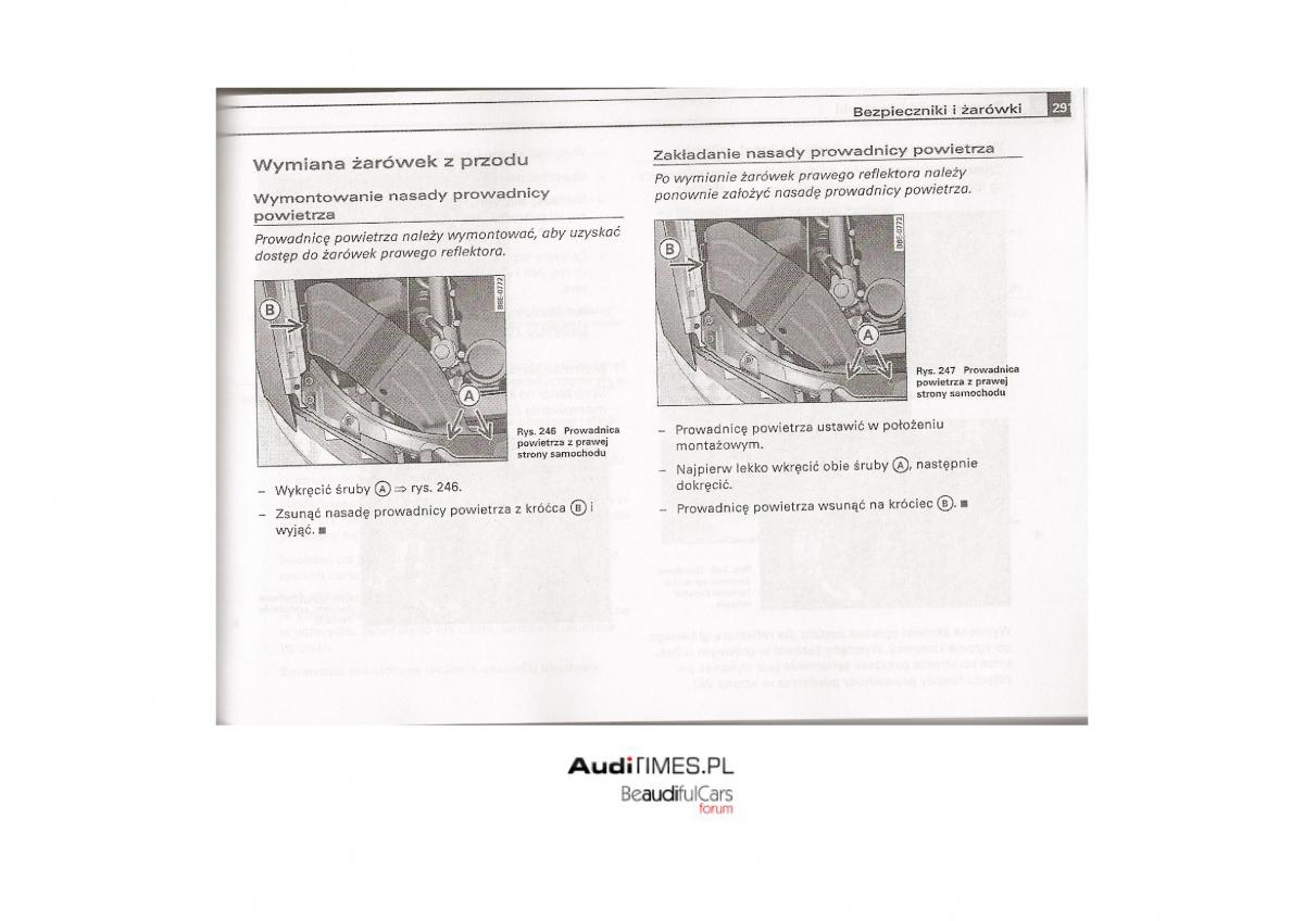 Audi A4 B7 instrukcja / page 279