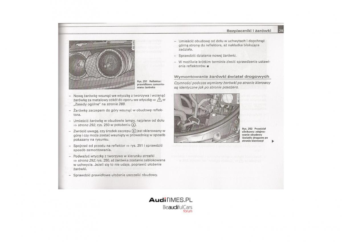 Audi A4 B7 instrukcja / page 281