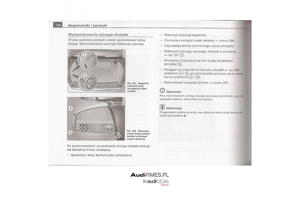 Audi A4 B7 instrukcja / page 284