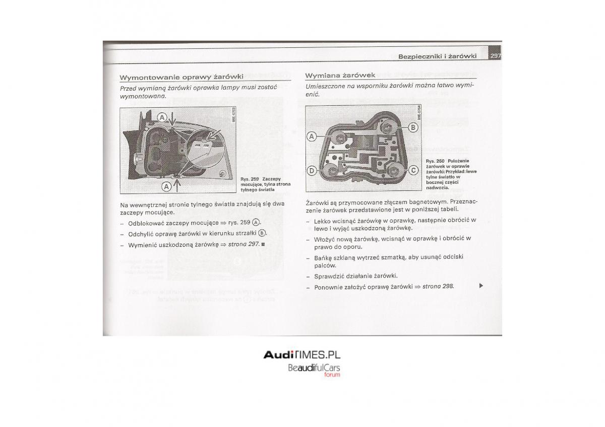 Audi A4 B7 instrukcja / page 285