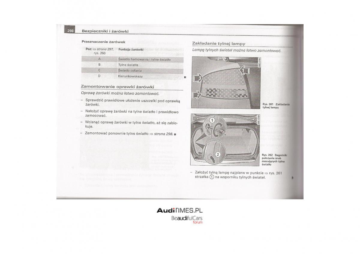 Audi A4 B7 instrukcja / page 286