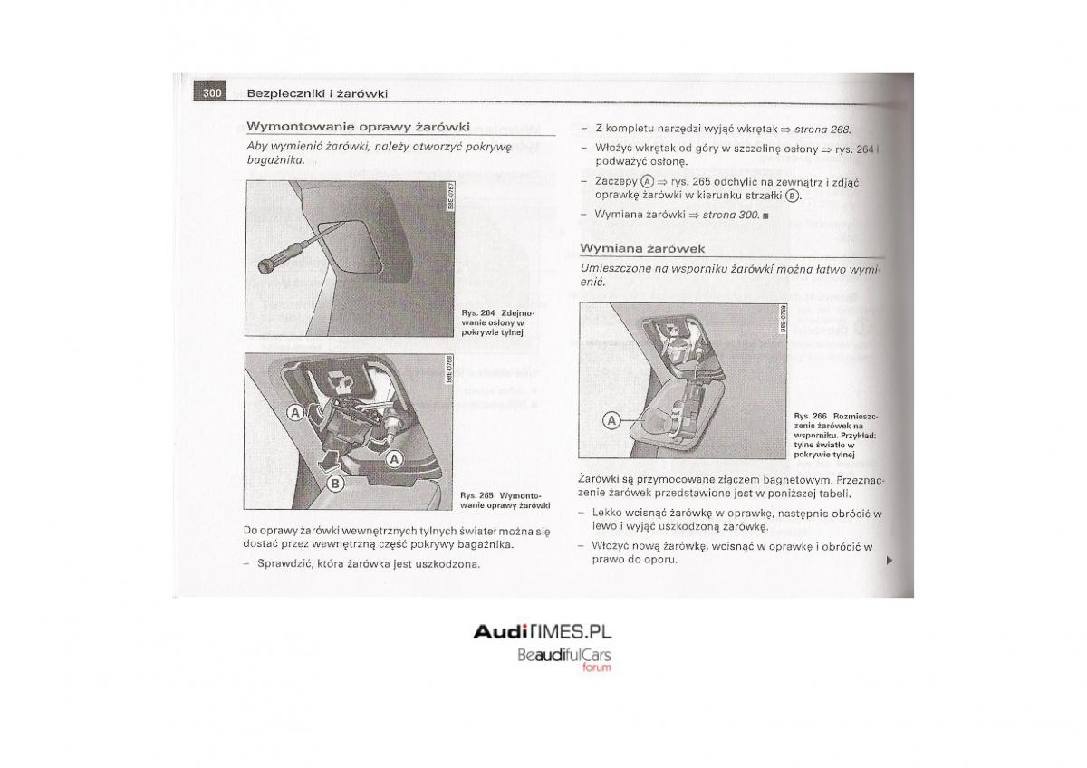 Audi A4 B7 instrukcja / page 288