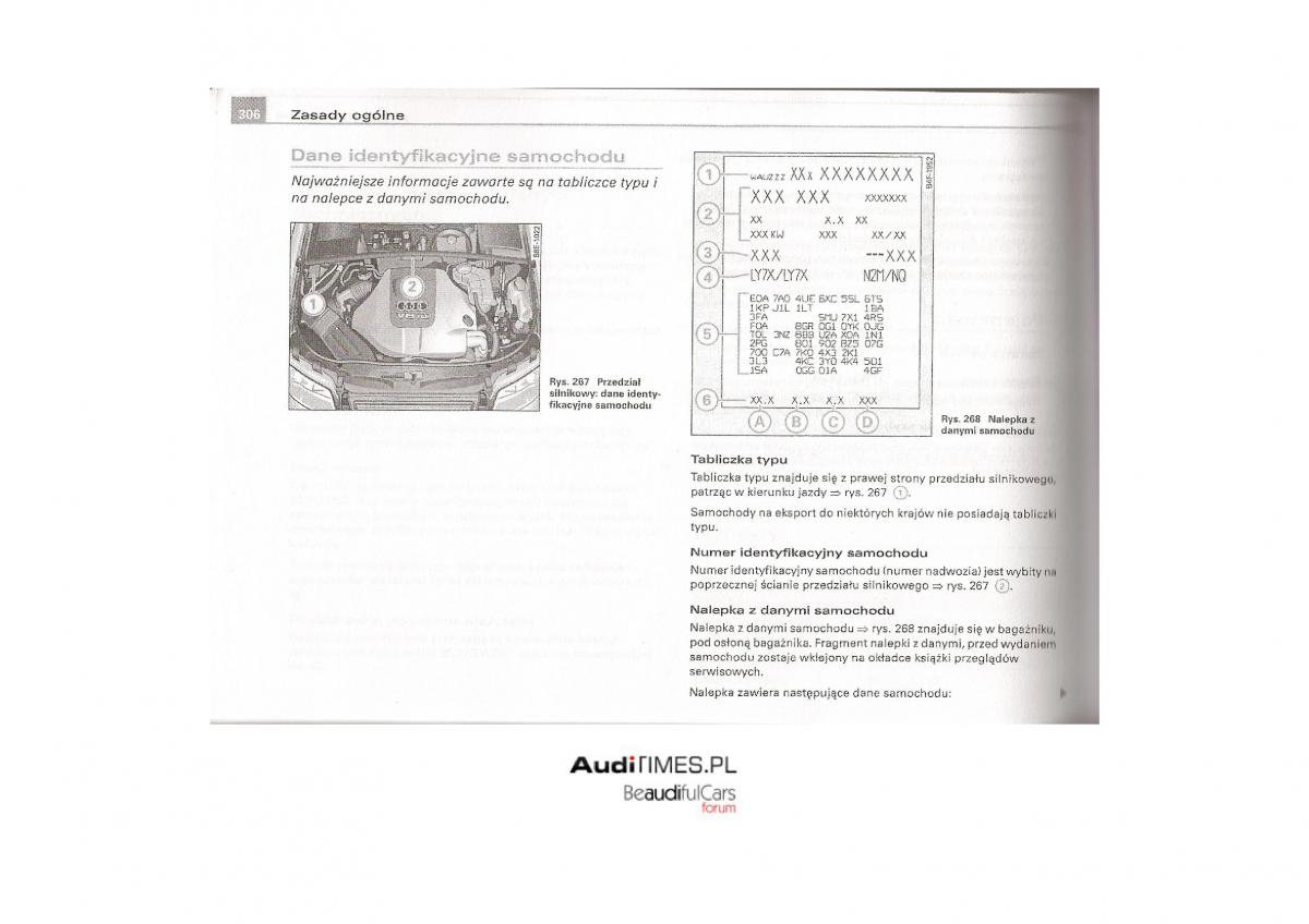 Audi A4 B7 instrukcja / page 292