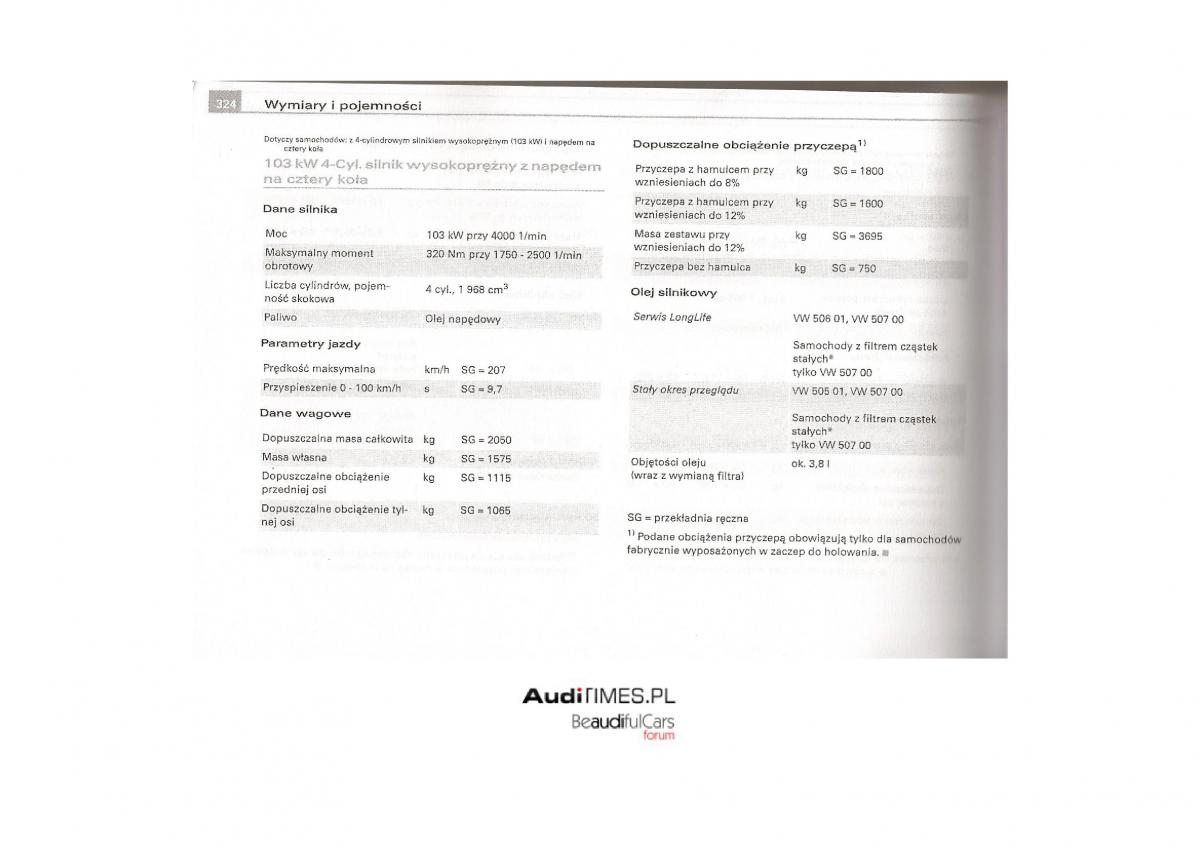 Audi A4 B7 instrukcja / page 310