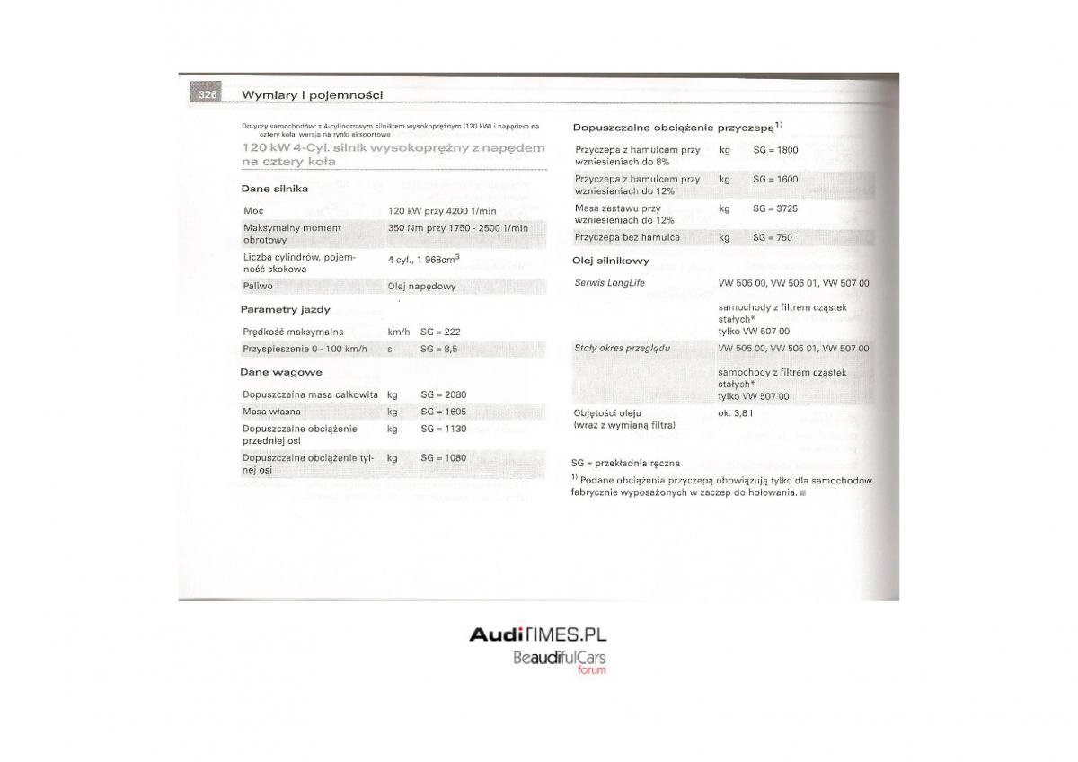 Audi A4 B7 instrukcja / page 312