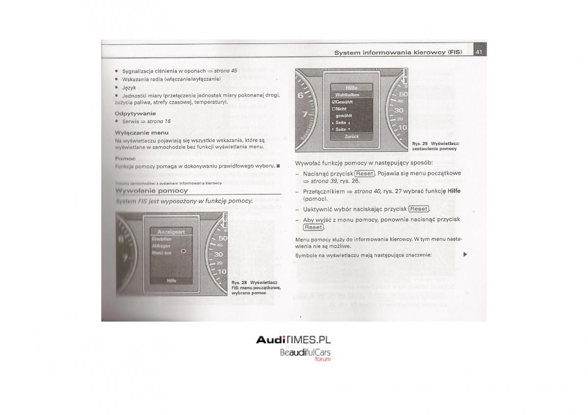 Audi A4 B7 instrukcja / page 40