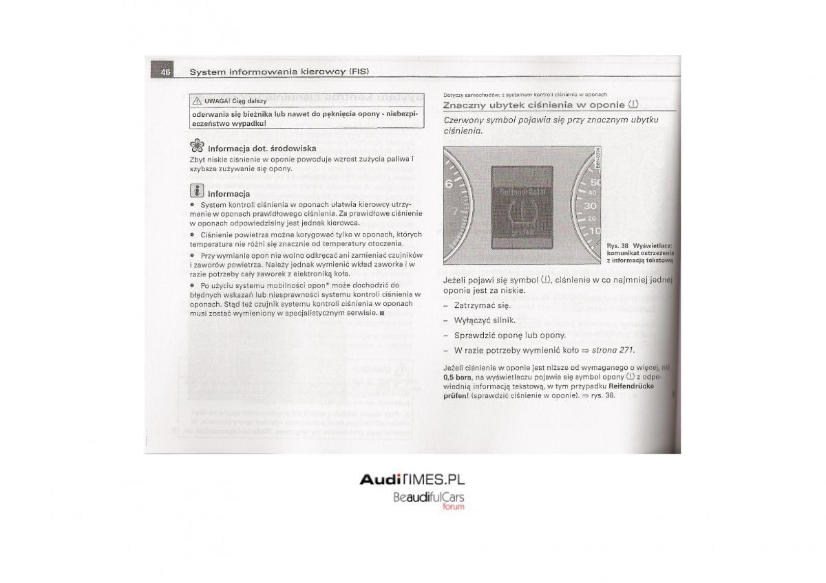 Audi A4 B7 instrukcja / page 45