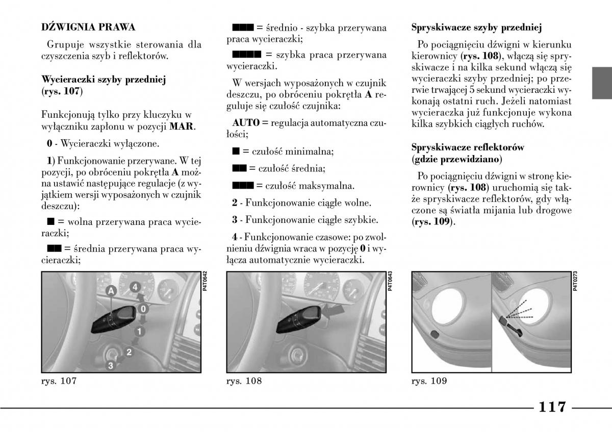 Lancia Lybra instrukcja obslugi / page 119