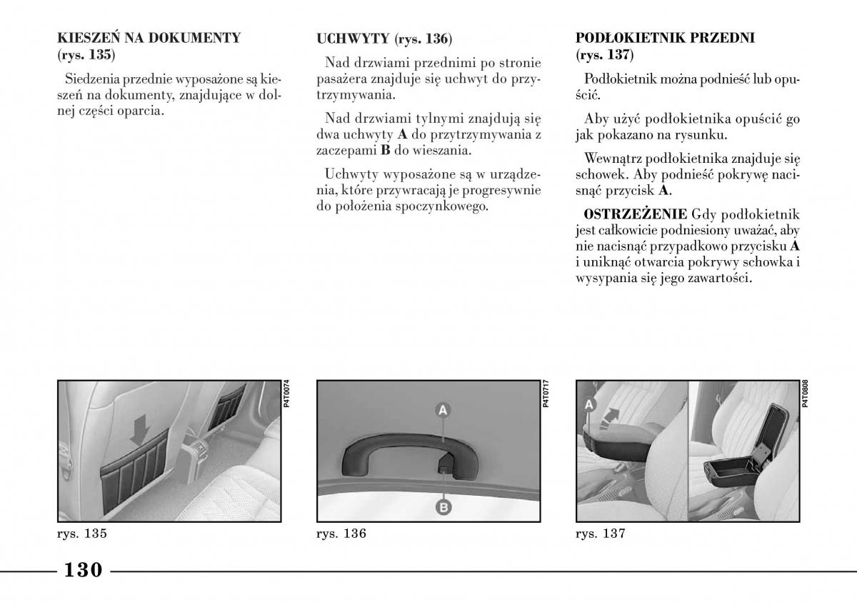 Lancia Lybra instrukcja obslugi / page 132