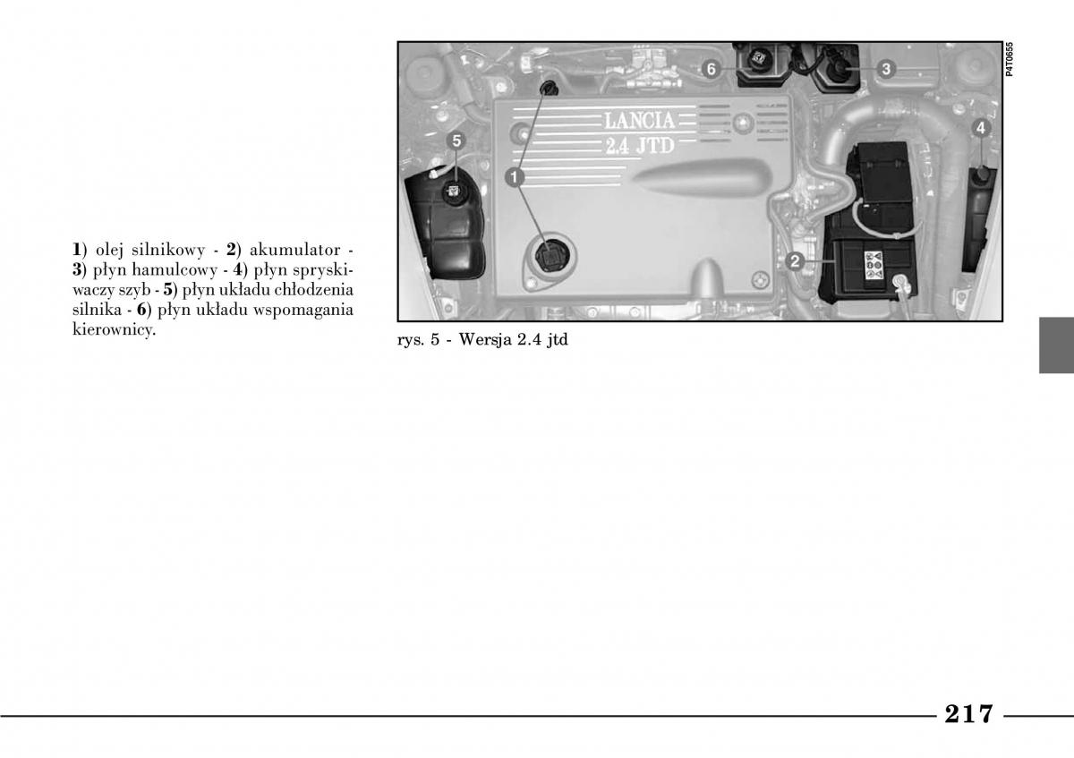 Lancia Lybra instrukcja obslugi / page 219