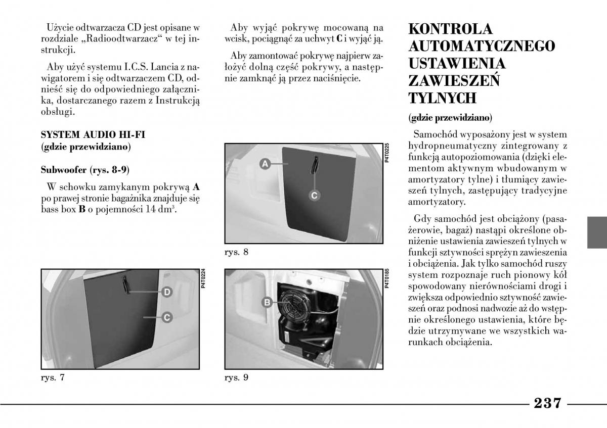 Lancia Lybra instrukcja obslugi / page 239